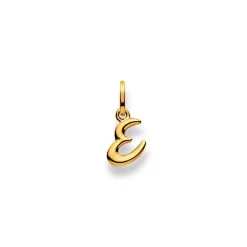 Anhänger Buchstabe E Gelbgold 750, 15 x 7mm