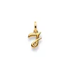 Anhänger Buchstabe J Gelbgold 750, 15 x 8mm