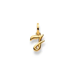 Anhänger Buchstabe J Gelbgold 750, 15 x 8mm