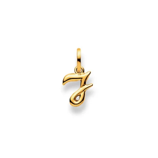 Anhänger Buchstabe J Gelbgold 750, 15 x 8mm
