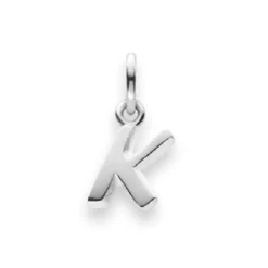 Anhänger Buchstabe K Silber 925, 13x7mm