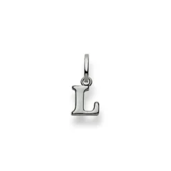 Anhänger Buchstabe L Weissgold 750, 12x6mm