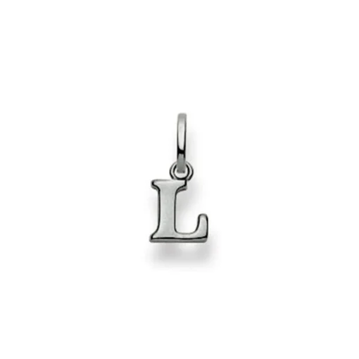 Anhänger Buchstabe L Weissgold 750, 12x6mm