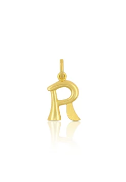Anhänger Buchstabe R Gelbgold 750, 20x10mm