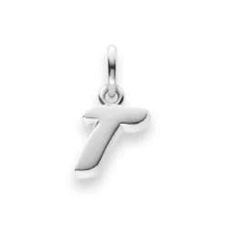 Anhänger Buchstabe T Silber 925, 13x7mm