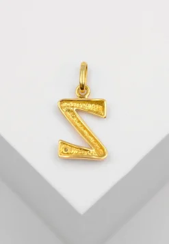 Anhänger Buchstabe Z Bicolor Gelb-/Weissgold 750 Diamant 0.01.00ct. 21x10mm