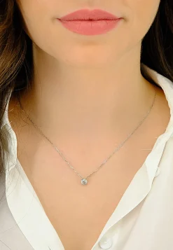 Anhänger Diamant 0.30ct. Weissgold 750