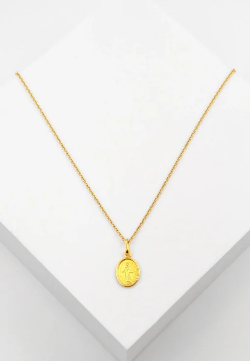 Anhänger Die Wundertätige Gelbgold 750, 17x8mm