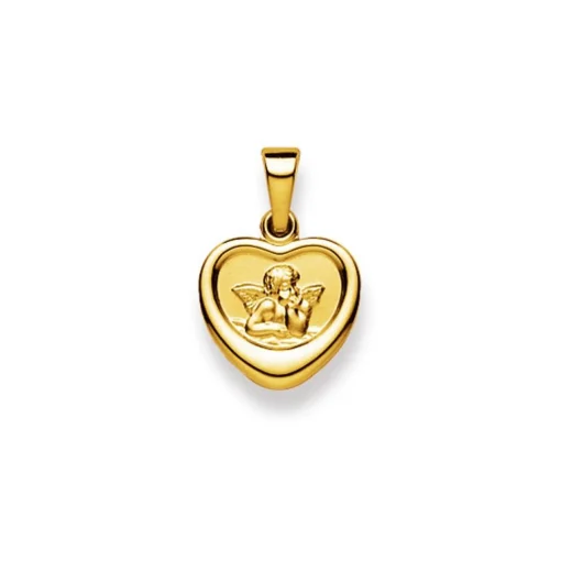 Anhänger Engel Gelbgold 375, 19x13mm