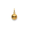 Anhänger Fussball Gelbgold 750, 16x9mm