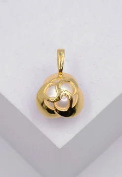 Anhänger Gelbgold 750 Süsswasserperle 10.5-11mm