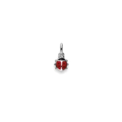 Anhänger Glückskäfer Silber 925, 15x8mm