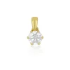 Anhänger 6-Griff-Fassung Diamant 0.50ct. Gelbgold 750