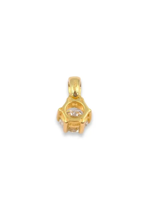Anhänger 6-Griff-Fassung Diamant 0.50ct. Gelbgold 750