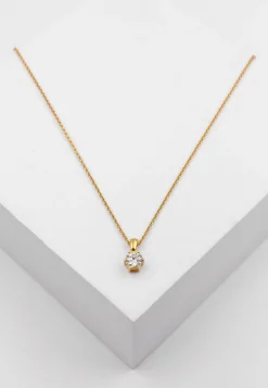 Anhänger 6-Griff-Fassung Diamant 0.50ct. Gelbgold 750