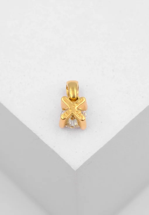 Anhänger 4-Griff-Fassung Diamant 0.50ct. Gelbgold 750