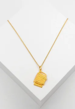 Anhänger Handharmonika Gelbgold 750, 28x16mm