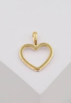 Anhänger Herz Gelbgold 750 Diamant 0.12ct. 10X9mm