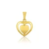 Anhänger Herz Gelbgold 750, 18x13mm