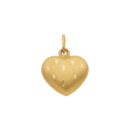 Anhänger Herz Gelbgold 750, 14x10mm