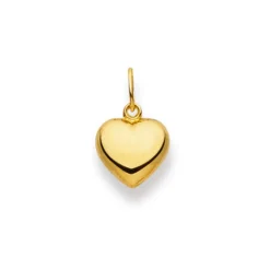 Anhänger Herz Gelbgold 375, 14x8mm