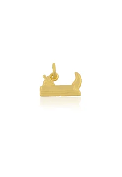 Anhänger Hobel Gelbgold 750, 14x14mm