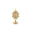 Anhänger Hugenottenkreuz Gelbgold 750, 33x15mm