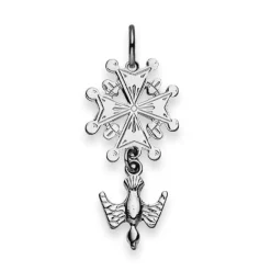 Anhänger Hugenottenkreuz Silber 925, 29x12mm
