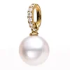Anhänger 750/18K Gelbgold Diamant 0.13ct.