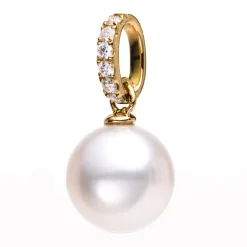 Anhänger 750/18K Gelbgold Diamant 0.13ct.