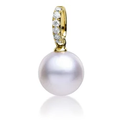 Anhänger 750/18K Gelbgold Diamant 0.14ct.