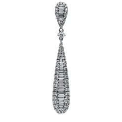 Anhänger 750/18K Weissgold Diamant 0.9ct.