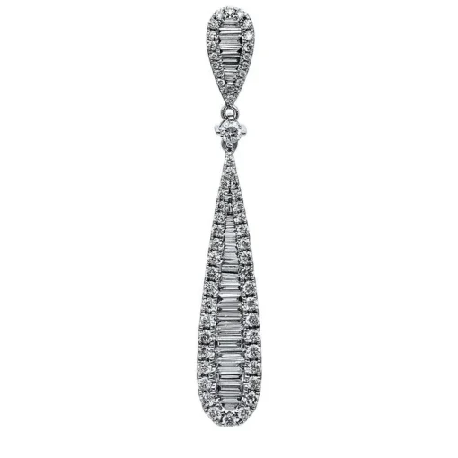 Anhänger 750/18K Weissgold Diamant 0.9ct.