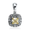 Anhänger 750/18K Weissgold Diamant 0.4ct.