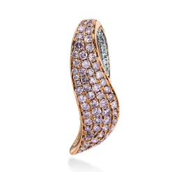 Anhänger 750/18K Weissgold/Rotgold Diamant 1.03ct.
