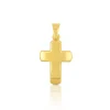 Anhänger Kreuz Gelbgold 750, 23x11mm