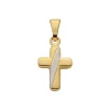 Anhänger Kreuz Gelbgold 750, 18x9mm