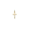 Anhänger Kreuz Gelbgold 750, 19x9mm