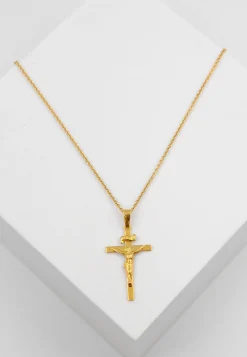 Anhänger Kreuz Gelbgold 750, 31x15mm