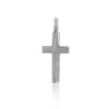 Anhänger Kreuz Weissgold 750, 25x11mm