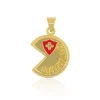 Anhänger Käse Gelbgold 750, 20x12mm