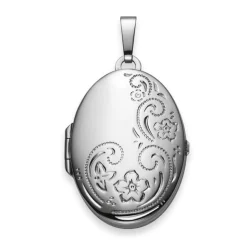 Anhänger Medaillon Silber 925, 37x22mm