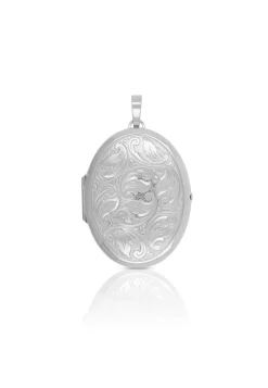 Anhänger Medaillon Silber 925, 55x35mm