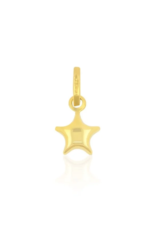 Anhänger Stern Gelbgold 750, 13x7mm