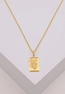 Anhänger Sternzeichen Fische Gelbgold 750, 20x9mm