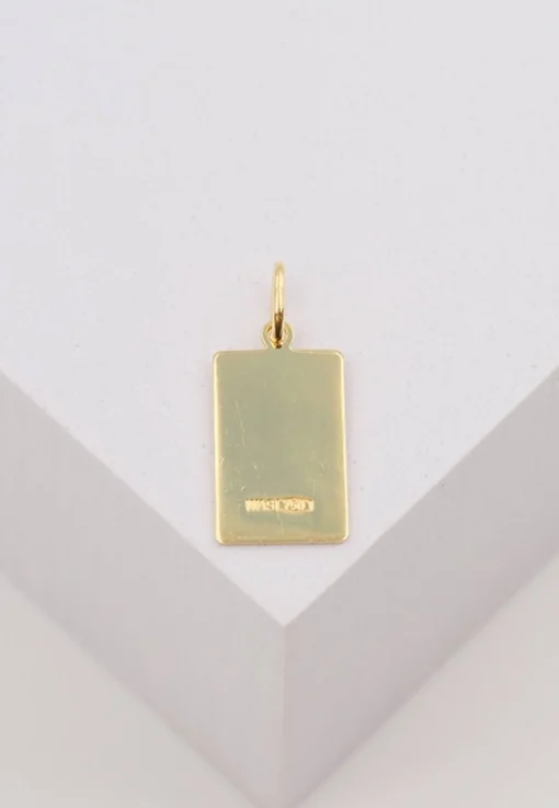 Anhänger Sternzeichen Fische Gelbgold 750, 20x9mm