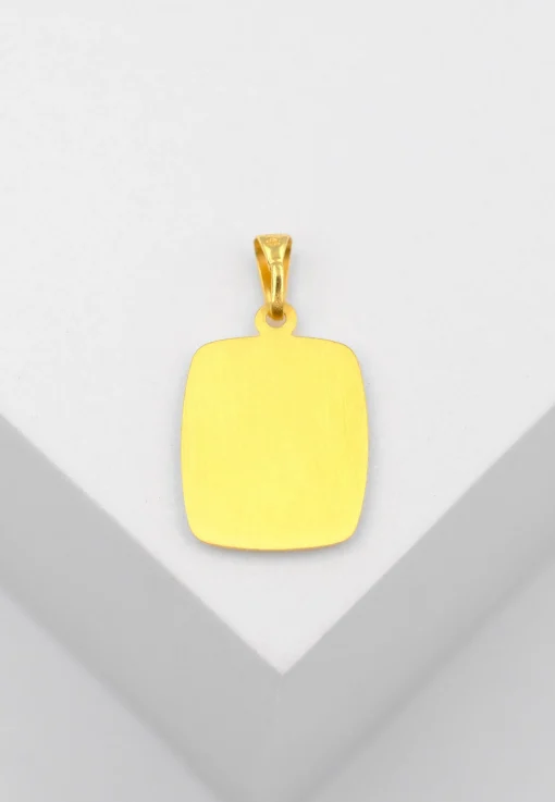 Anhänger Sternzeichen Jungfrau Gelbgold 750, 24x13mm