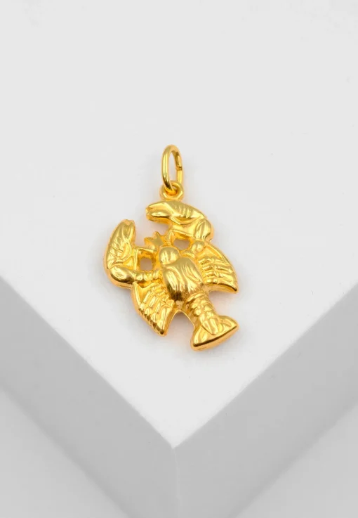 Anhänger Sternzeichen Krebs Gelbgold 750, 22x14mm