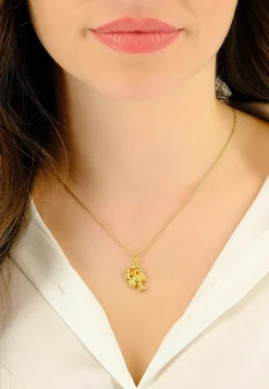 Anhänger Sternzeichen Krebs Gelbgold 750, 22x14mm