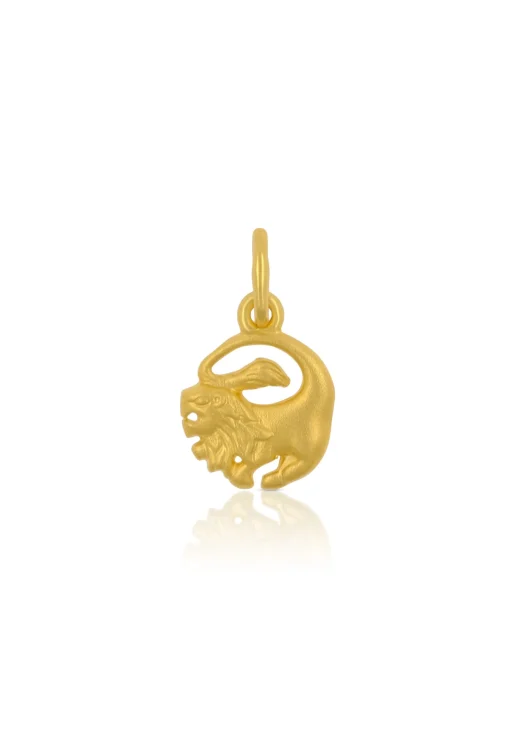 Anhänger Sternzeichen Löwe Gelbgold 750, 16x9mm